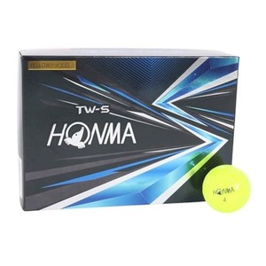 ホンマ ゴルフ ボール TW-X TW-S 2021 1ダース 12球入り ホワイト イエロー 3ピース ツアー系 スピン 飛距離 TOUR WORLD 本間 HONMA/TW-S