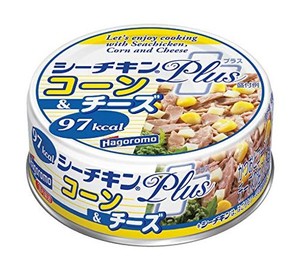 はごろも シーチキンPLUS コーン&チーズ 80G (0877) ×24個