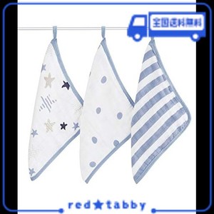 ADEN + ANAIS(エイデンアンドアネイ) ADEN + ANAIS (エイデンアンドアネイ) 【日本正規品】 ウォッシュクロスセット 3枚 ROCK STAR 出産