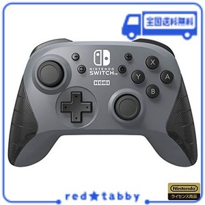 【任天堂ライセンス商品】ワイヤレスホリパッド FOR NINTENDO SWITCH グレー【ＮＩＮＴＥＮＤＯ ＳＷＩＴＣＨ対応】