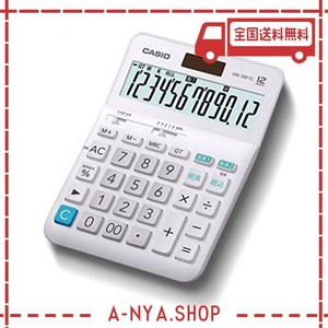 カシオ W税率電卓 12桁 税計算 ホワイト デスクタイプ DW-200TC-N