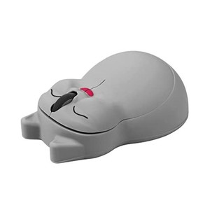 ワイヤレスマウス2.4GHZ 猫の形 動物デザイン USB無線マウス 静音 電池式 光学式 Lサイズ 左右対称 軽量 PC/ノートパソコン/コンピュータ