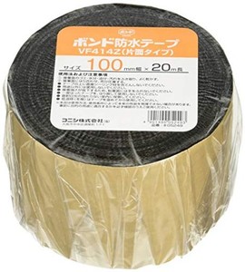 コニシ ボンド 建築用ブチルゴム系防水テープ 片面粘着 VF414Z-100 幅100MM×長20M #05249