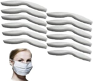 マスク用品 50本 白スポンジ マスク ノーズパッド ノーズテープ セット ノーズシール フィット スポンジ クッション 曇り 防止 メガネ く