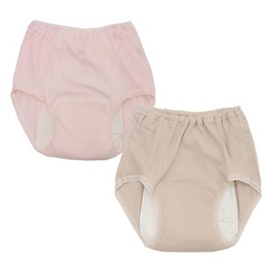 [バンタン] 2色組 日本製 女性用 失禁パンツ 尿漏れパンツ 150CC 介護パンツ(L 2色組)