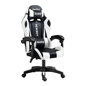 NEWBOY ゲーミングチェア GAMING CHAIR オフィスチェア オットマン オフィス ゲーム用 リクライニング デスク/パソコンチェア 疲れない 