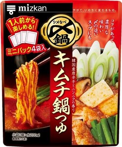 ミツカン 〆まで美味しい キムチ鍋つゆ ミニパック 鍋の素 1袋(36G×4袋)