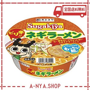 寿がきや カップsugakiyaネギラーメン 102g×12個