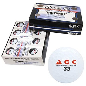 LEZAX(レザックス) ゴルフボール AGC 2ピース 1ダース(12個入り) ホワイト AGBA-4714