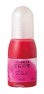 GREENOCEAN レジン着色剤 10ML 宝石の雫 UVレジン用着色剤 ピンク・透明