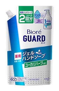 ビオレ GUARD ハンドジェルソープ つめかえ用 ユーカリハーブの香り 400ML