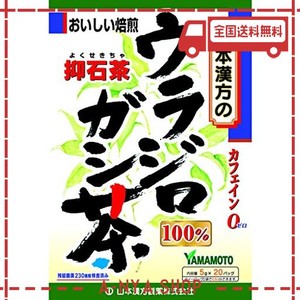 山本漢方 ウラジロガシ茶100% 5G X 20包【2個セット】