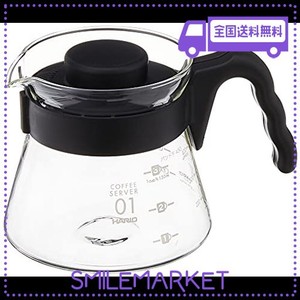 HARIO(ハリオ) V60コーヒーサーバー ？電子レンジ/食洗機対応 450ML ブラック 日本製 VCS-01B