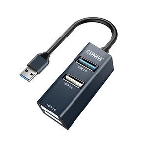 USB 3.0 ハブ 超小型 LUONOCAN USBポート 増設 拡張 アダプター USB-HUB PS4 PS4PRO PS5 SWITCH PC 対応 ノートパソコン周辺機器 在宅勤