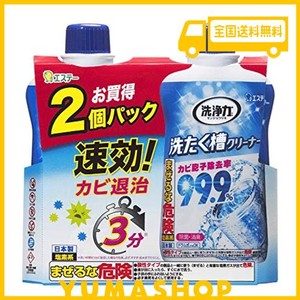 【まとめ買い】洗浄力 洗たく槽クリーナー 液体タイプ 550G×2個 洗濯機 洗濯 洗濯槽 クリーナー