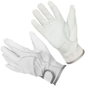 [ACE] 作業手袋 牛本革手袋 マジックテープ アテ付 Lサイズ AG2300 レスキュー手袋