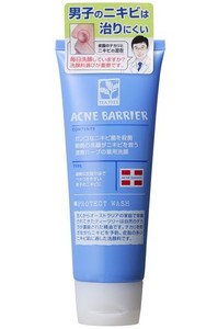 ISHIZAWA LABS メンズアクネバリア 薬用ウォッシュ 男子ニキビ菌+ベタベタ皮脂すっきり洗い流す洗顔料【殺菌/抗炎症/低刺激処方】 ペース