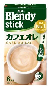 AGF ブレンディスティック カフェオレ 8本 ×6箱 【 スティックコーヒー 】 【 粉末 】