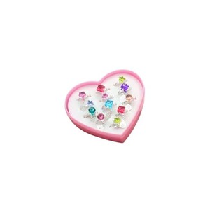 [GAOXING] 指輪 おもちゃ 女の子 子供 セット おもちゃの指輪 ジュエリー リング ジュエリーセット プレゼント 宝石箱 子供向けコスチュ