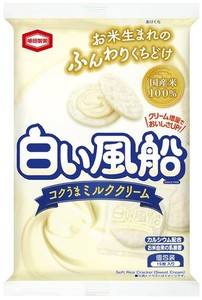 亀田製菓 白い風船 コクうまミルククリーム 15枚×12袋