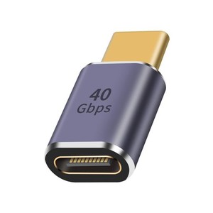 DUTTEK USB-C 延長アダプタ, USB TYPE C 延長アダプタ, 40GBPS USB TYPE C 延長コネクタ8K@60HZと100W 5Aの急速充電をサポート、THUNDERB