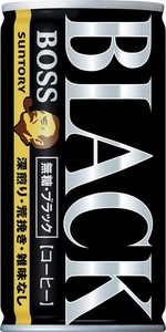 BOSS(ボス) サントリー コーヒーボス 無糖ブラック 185G×30本