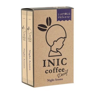 INIC COFFEE ナイトアロマ スティック 30本 カフェインレスコーヒー【豊かな深み デカフェを感じさせない本格派】【カフェイン除去率99.8