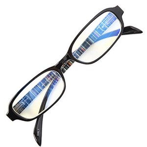 PREPIAR 老眼鏡 おしゃれ コンパクト ブルーライトカット UVカット 携帯用 メンズ レディース ブラウン +1.0