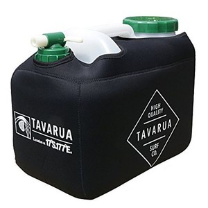 TAVARUA (タバルア) ホット ポリタンク カバー 12L 単品 3016 保温性 ネオプレーン キャンプ アウトドア サーフィン (BLACK)