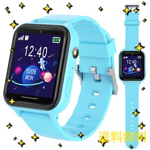 PTHTECHUS? キッズ 子供 腕時計 スマートウォッチ SMART WATCH FOR KIDS 自撮りカメラ 写真 ゲーム 音楽再生 かわいい目覚まし時計 アラ