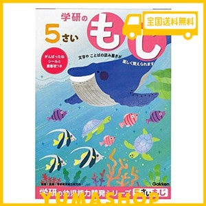 学研ステイフル 幼児 知育 教材 5歳のワーク もじ N04807