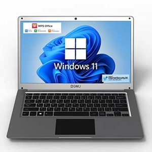 【WINDOWS 11】【OFFICE 機能搭載】 GM-JAPAN 超軽量 薄型 PC ノートパソコン WEBカメラ/ WPS OFFICE / CELERON / WIFI / USB3.0 / HDMI 