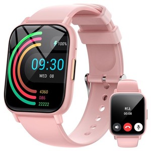 スマートウォッチ レディース IPHONE対応 アンドロイド対応 通話機能付き 1.83インチ大画面 SMART WATCH IP67防水 防塵 耐衝撃 メンズ腕