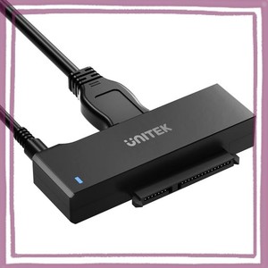 UNITEK SATA TO USB3.0(USB-A+USB-C) 変換ケーブル 2.5 3.5インチ HDD/SSD などのハードドライブとSATA 光学ドライブ に対応 SATAI/II/II