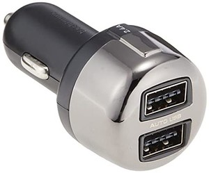 カシムラ DC-4.8A-リハ？ーシフ？ルUSB 2ホ？ート 自動判定 USB車載充電器 分配器 12V/24V車対応 NAJ-558