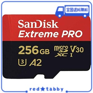 MICROSDXC 256GB SANDISK サンディスク EXTREME PRO UHS-1 U3 V30 4K ULTRA HD A2対応 SDアダプター付 [並行輸入品]
