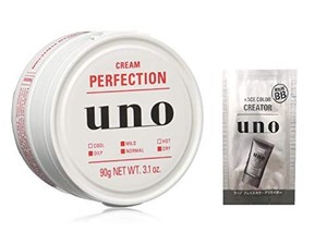 uno(ウーノ) クリームパーフェクション メンズ オールインワン 90g + おまけ (フェイスカラークリエイター メンズbbクリーム サシェ) ジ