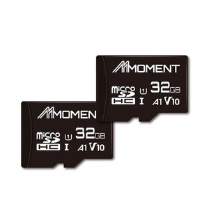 【2枚セット】MMOMENT マイクロSDカード 32GB ニンテンドー3DS対応 / MICROSDHCカード / CLASS10 / UHS-I / U1 / A1 / V10 / SDアダプタ