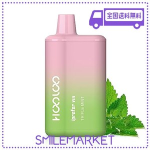 HOOLOO 電子タバコ ベイプ VAPE シーシャ 口寂対策 水蒸気タバコ 6,000回吸引 禁煙パイポ 10風味セット シーシャ 電子タバコ 本体 ニコチ