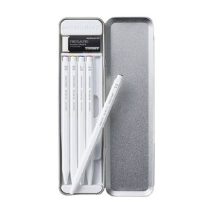 コクヨ シャープペン 鉛筆シャープ リサーレ 缶ペンケース 限定セット 白 PS-PE100-L4