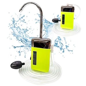 センサー エアポンプ アウトドアポンプ 水槽用 釣り用 屋外用 電動 小型 水槽 蛇口 USB 充電式 チューブ 小型 釣り 電動 給水 ポンプ 水