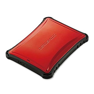 エレコム 外付けSSD 500GB ポータブル USB3.2(GEN2) PS5/PS4(メーカー動作確認済) 耐衝撃 ZEROSHOCK レッド ESD-ZSA0500GRD