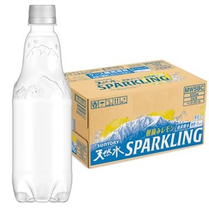 [炭酸水] サントリー 天然水スパークリング レモン ラベルレス 500ML ×24本