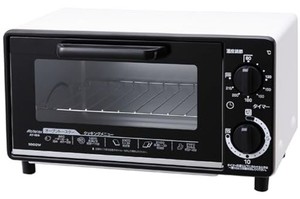 アビテラックス オーブントースター AT100-W 国内メーカー トースト 2枚焼き タイマー15分 温度調節機能付き 最大1000W ホワイト