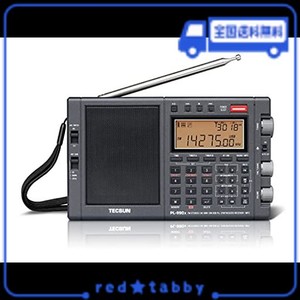 TECSUN 日本正規代理店 PL-990X (PL-990) BCL 短波ラジオ FM/MW/SW/LW/CW/SSB/PLL PSE認証済日本製セル充電池付属 日本語版説明書 外部ア