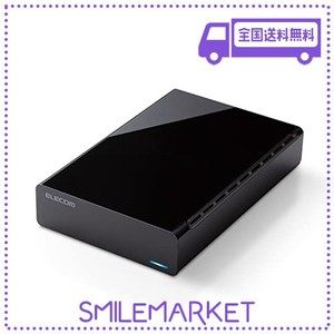 エレコム 外付けHDD ハードディスク 2TB テレビ録画用/MAC/WINDOWSブラック ELD-HTV020UBK