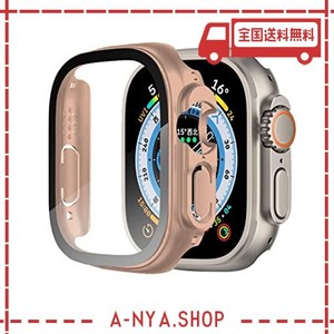 【2022改良モデル】beliyo apple watch ケース 49mm 45mm 44mm 41mm 40mm 対応 アップルウォッチ カバー pc素材 一体型 アップルウォッチ