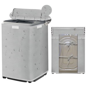 GOCARYO 洗濯機カバー 洗濯機すっぽりカバー 600D厚手生地 兼用型 屋外 防水 防塵 防湿 防汚 紫外線遮断 老化防止 防UV 日焼け止め 耐？