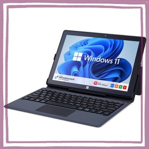 GM-JAPAN ノートパソコン WINDOWS 11 OFFICE搭載 575G 10.1インチ 2IN1 タブレット メモリ 4GB/SSD 128GB/日本語キーボード/CELERON/WIFI