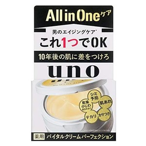 uno(ウーノ) バイタルクリームパーフェクション オールインワン エイジングケア シトラスグリーンの香り（微香性） 90グラム (x 1)